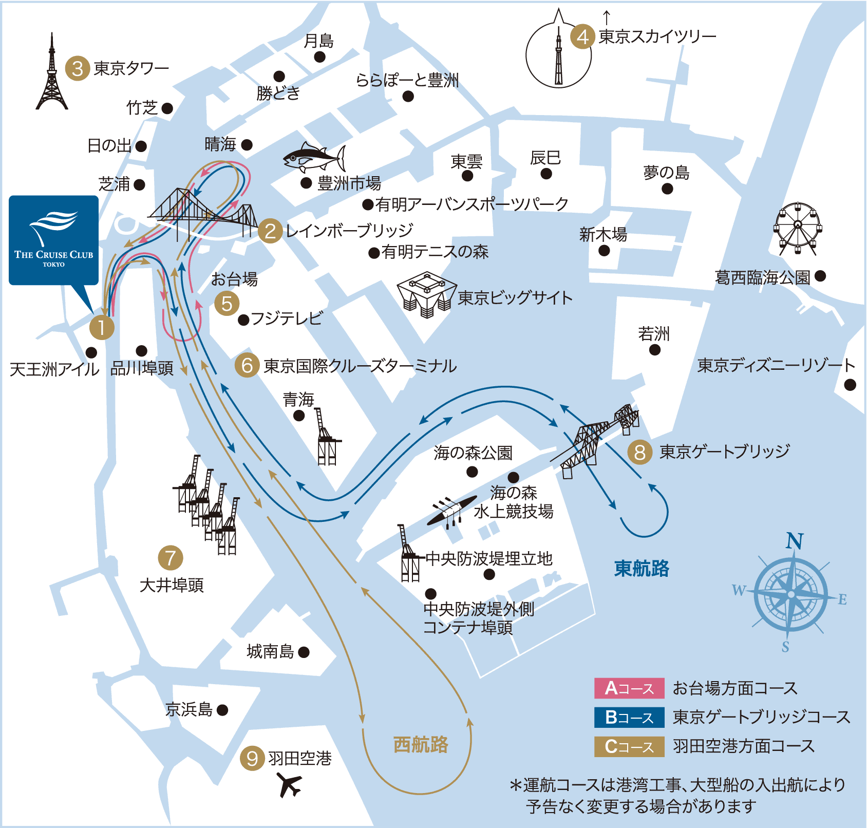 クルージングコース